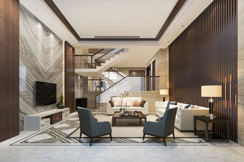 latest ;iving room fit out idea reference crafted by keltics in Dubai, UAE